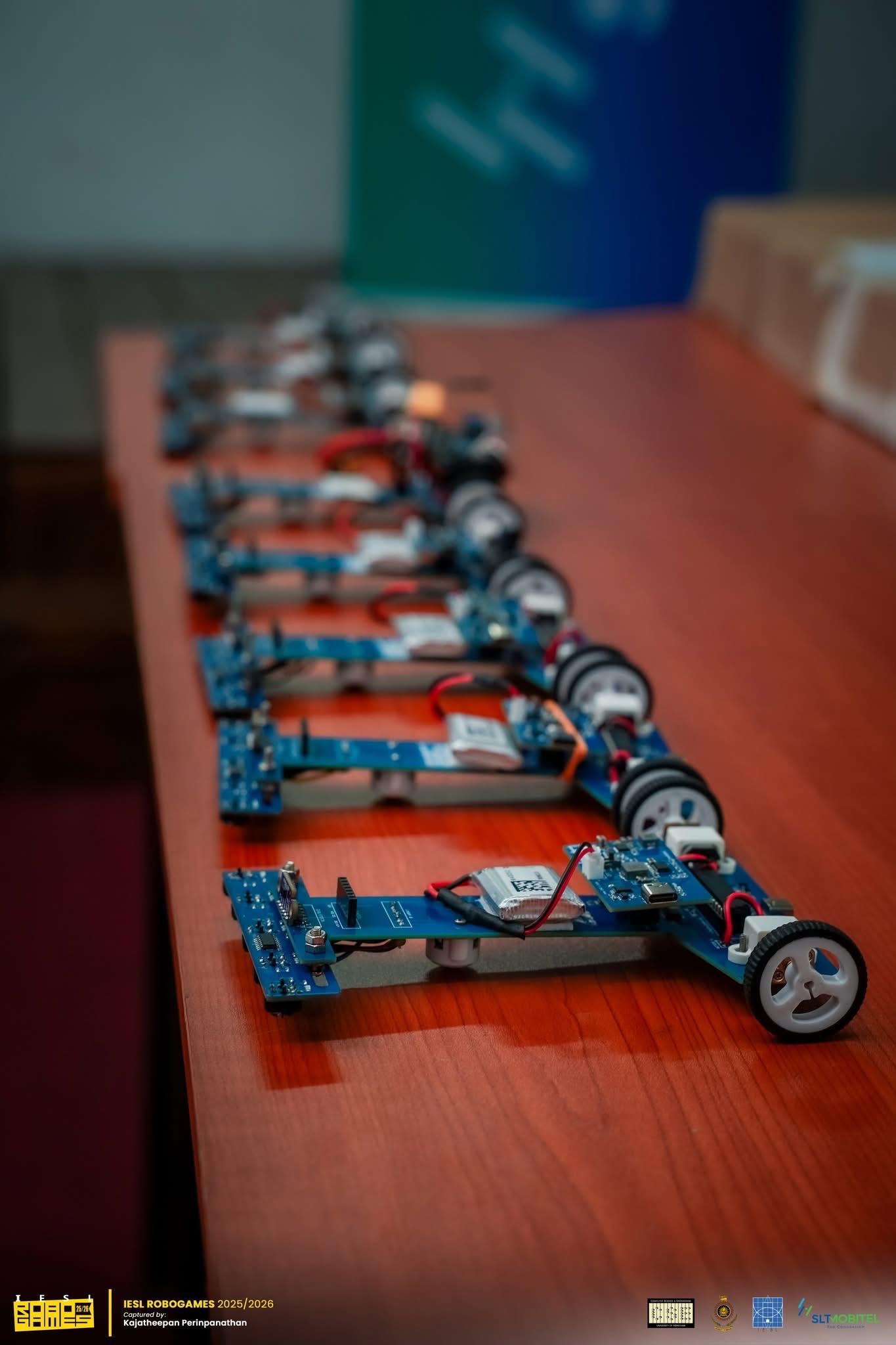 Custom PCB Line Following Robot for IESL RoboGames 2026 (1 of 3)